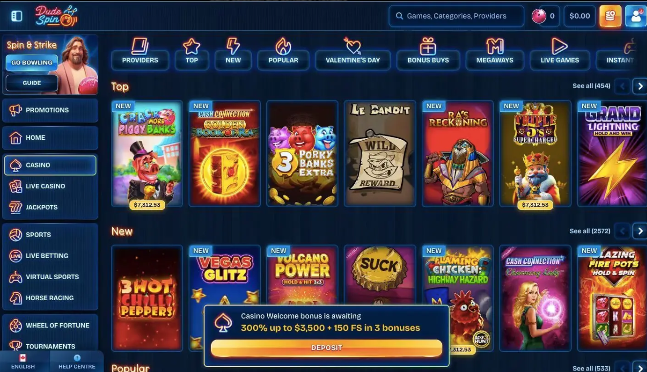 DudeSpin Game Library